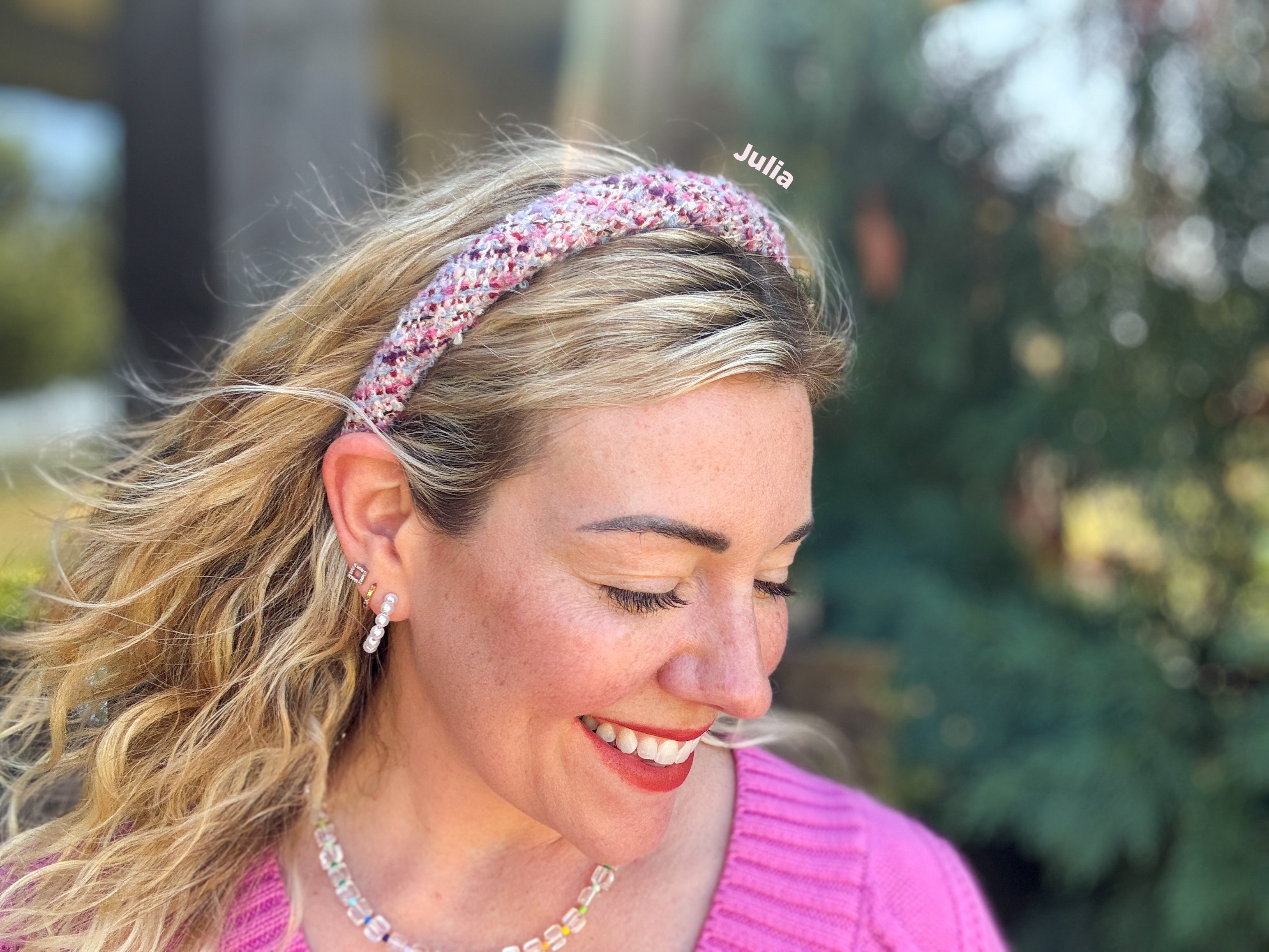 Tweed Headbands Thin (5 Colors)