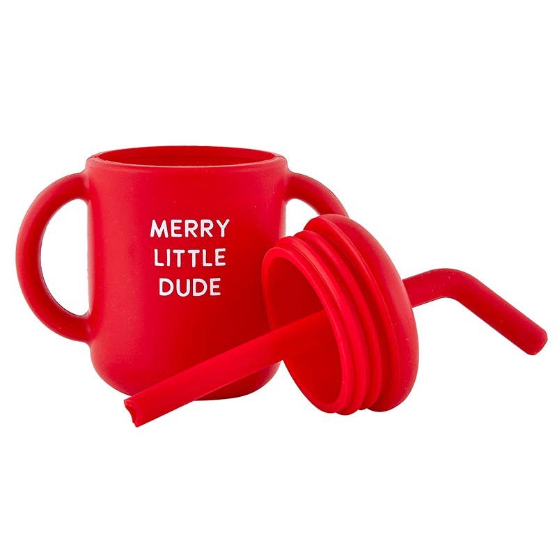 Silicone Sippy Cup - Merry Little Dude - Gathering Littles