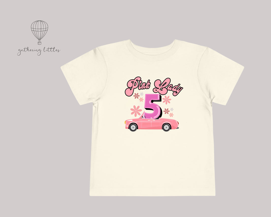 Girls 5th Birthday Shirt | Pink Ladies T-shirt | Grease T-shirt | Girls Movie Tee | 1950&