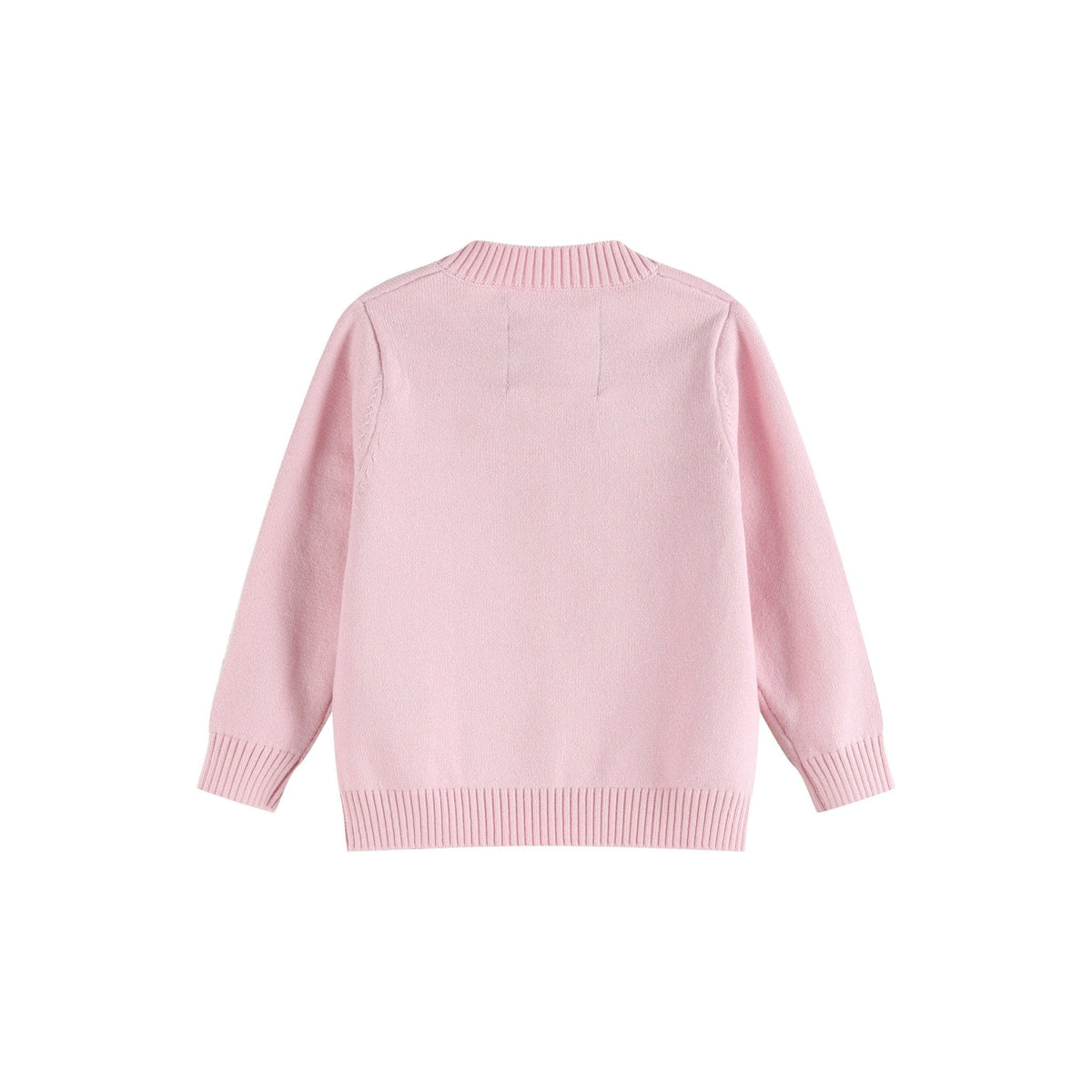Pink Knit Bunny Cardigan