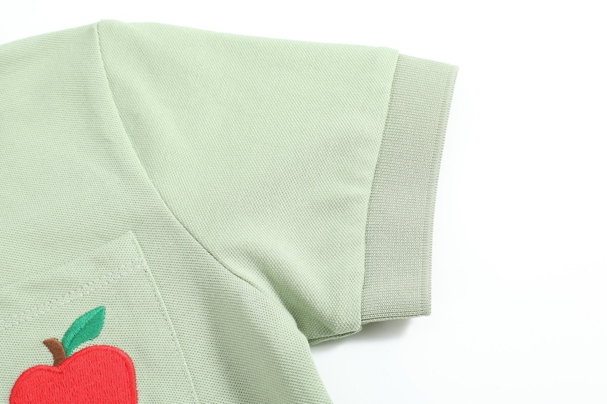 Sage Green Apple Polo Golf Shirt