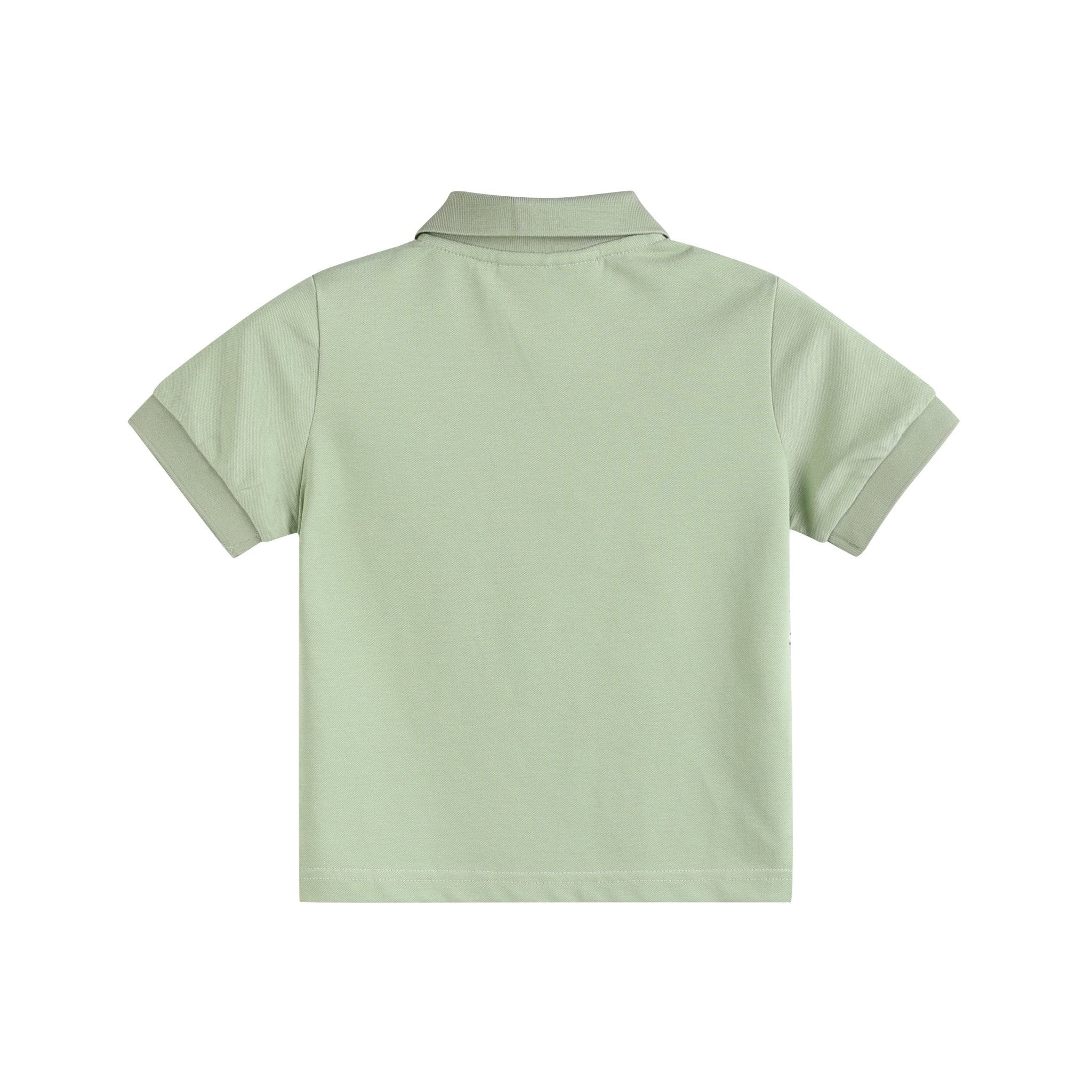 Sage Green Apple Polo Golf Shirt