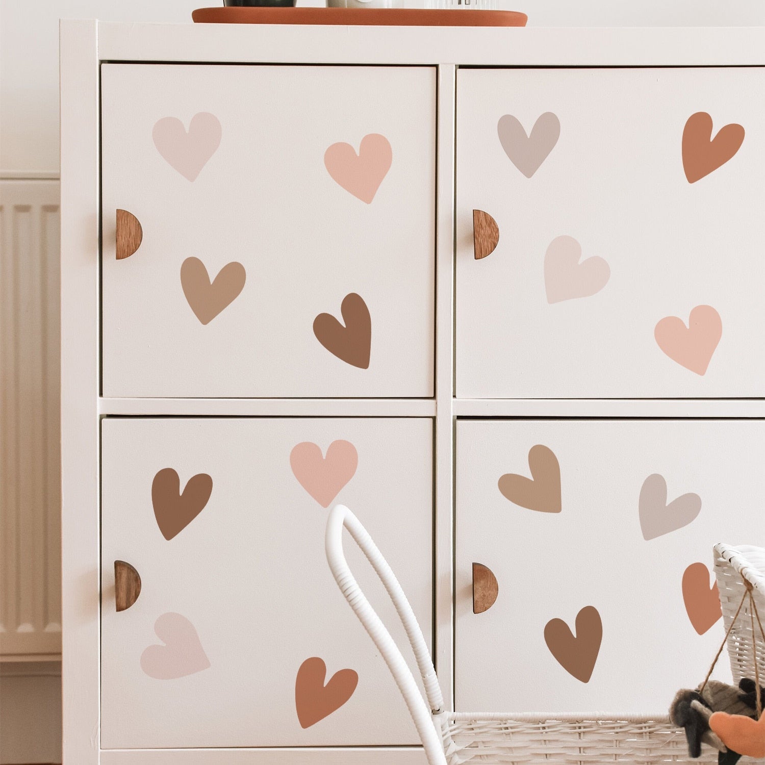 Boho Hearts Wall Decals For Children&