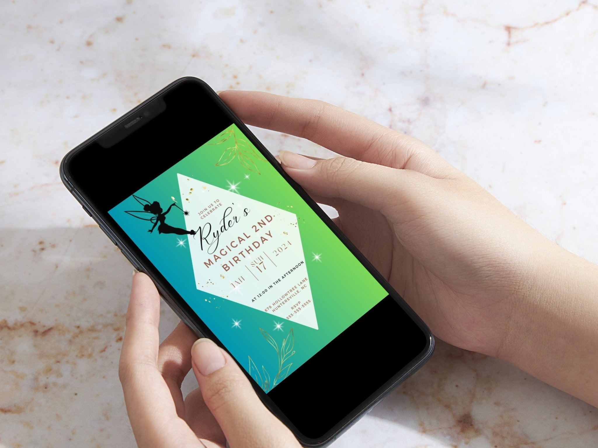 Fairy Birthday Invitation, Pixie Invitation, children&
