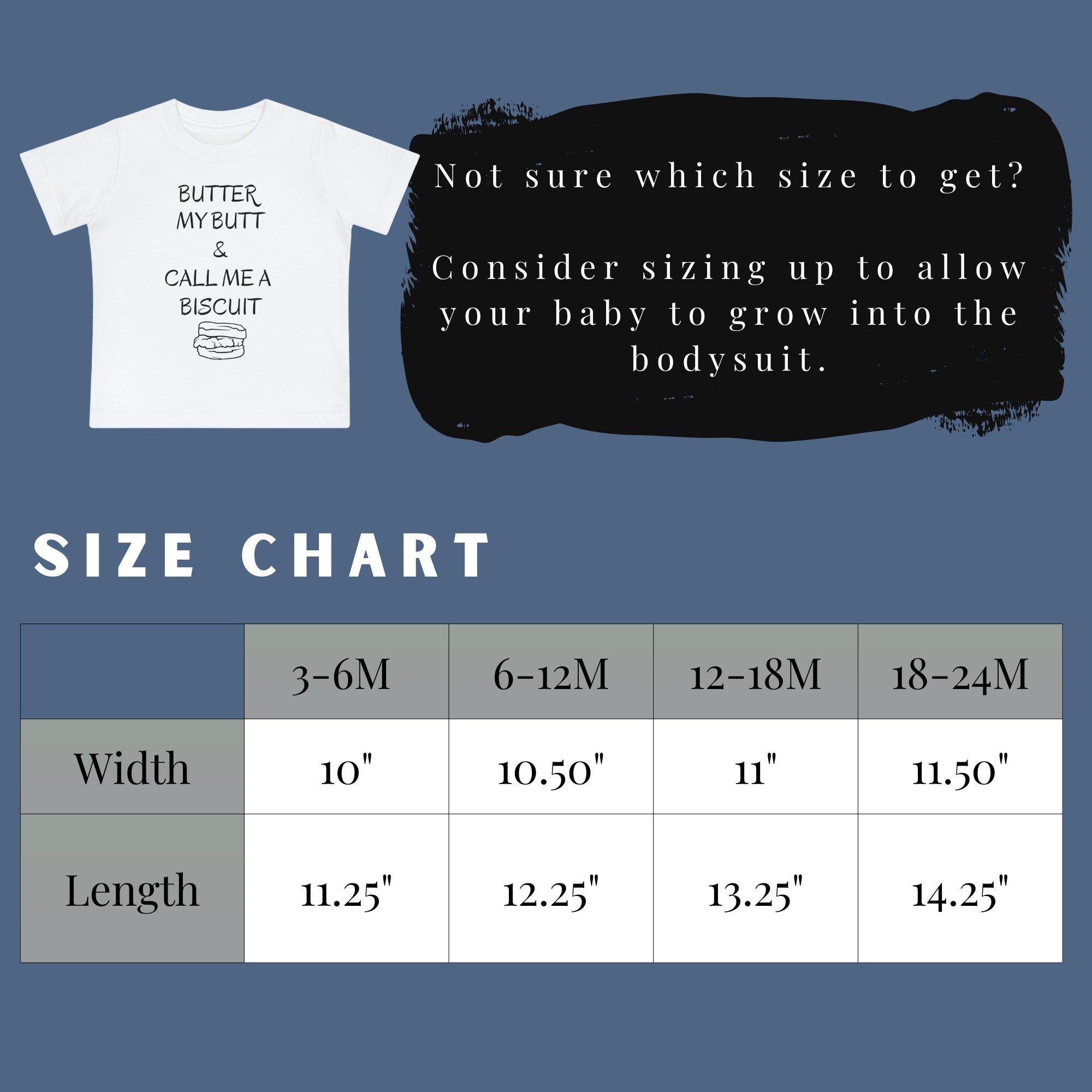 Funny Toddler T-shirt: "Butter My Butt and Call Me a Biscuit" - Funny Toddler Giftsproduct_type