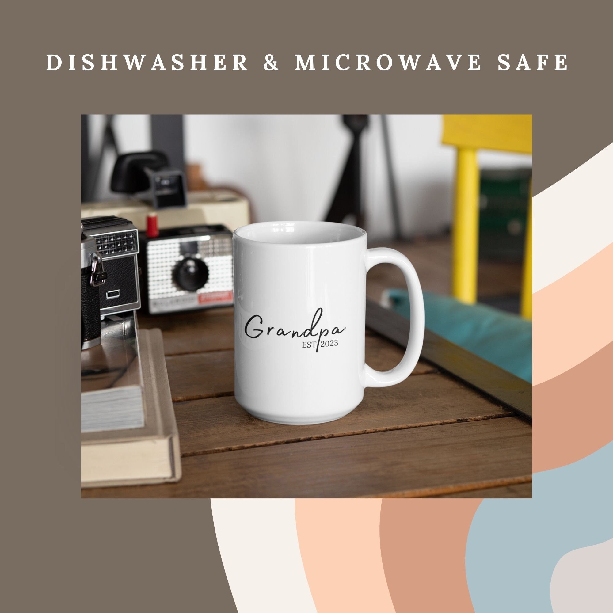 Gifts for New Grandparents, Customized Gift for New Grandma & Grandpa, Coffee Mugs for New Grandparentsproduct_type