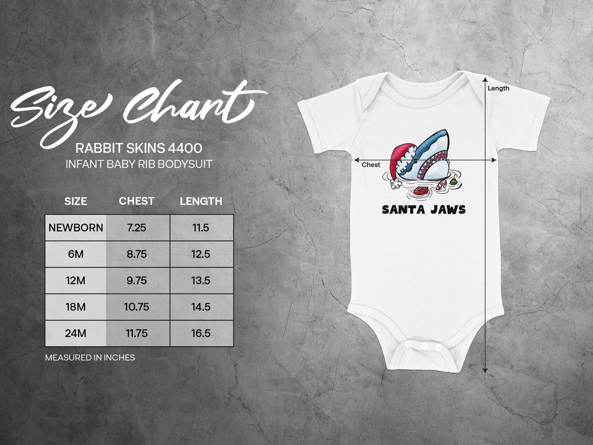 Santa Jaws Baby Shirt, Santa Christmas Bodysuit, Funny Christmas Toddler Shirt, Toddler Christmas Gift - Gathering Littles