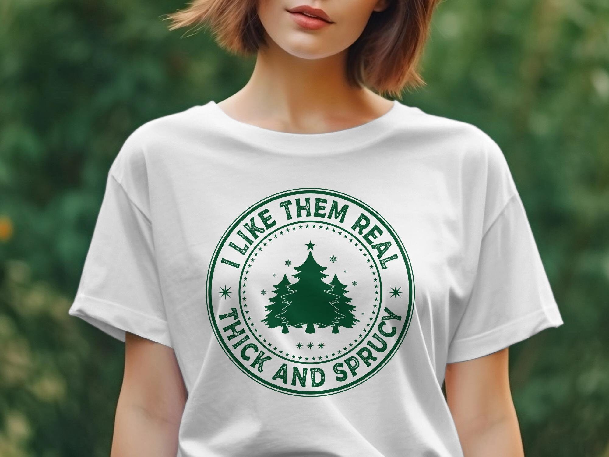 I Like Them Real Thick And Sprucey Sweatshirt, Funny Christmas Shirt, Funny Christmas Sweatshirt, Cute Christmas Shirt - Gathering Littles