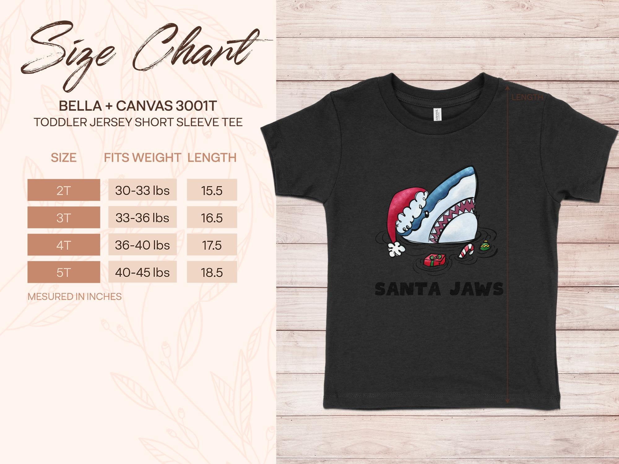 Santa Jaws Baby Shirt, Santa Christmas Bodysuit, Funny Christmas Toddler Shirt, Toddler Christmas Gift - Gathering Littles