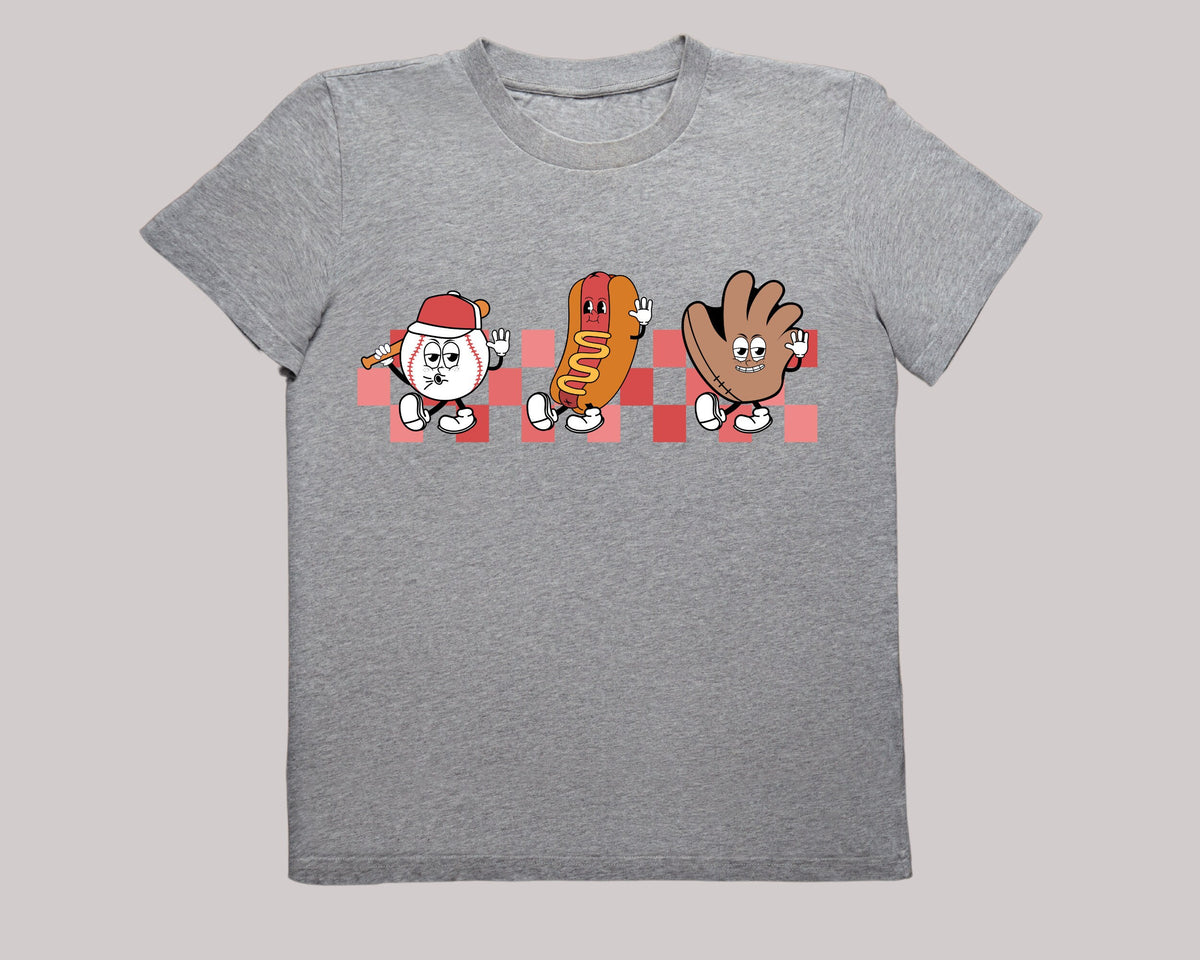 Baseball Snacks Shirt, Baseball Hot Dog shirt, Homeruns and Hot Dogs, Baseball Mama, Baseball Sister, Travel Baseball, Baseball concessions - Gathering Littles