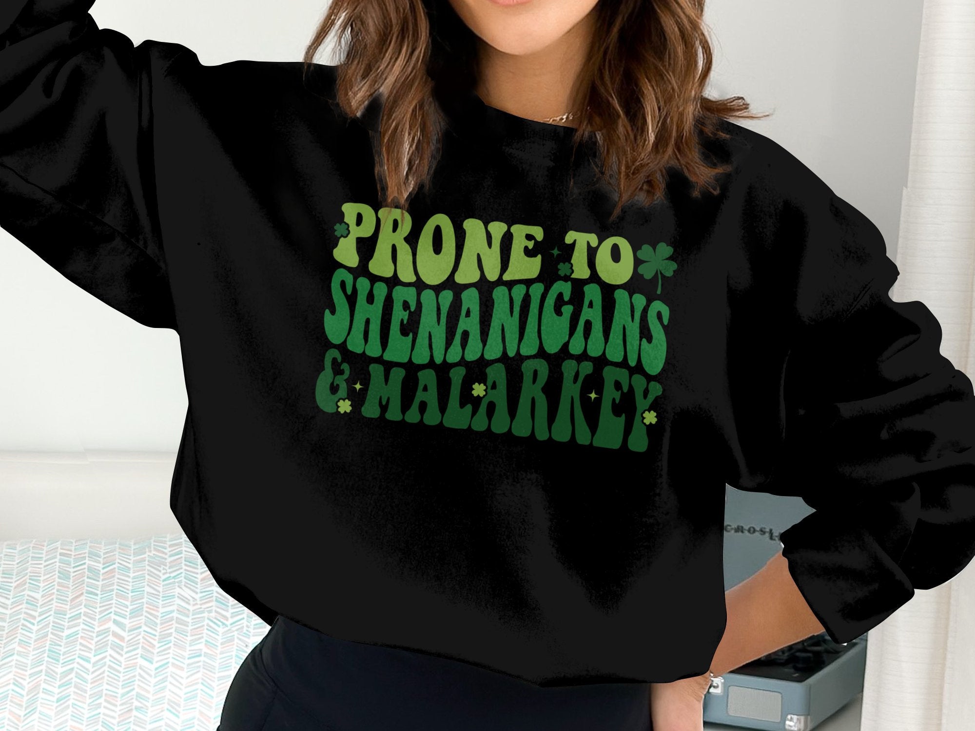 Shamrock Sweatshirt, Toddler St. Patrick&