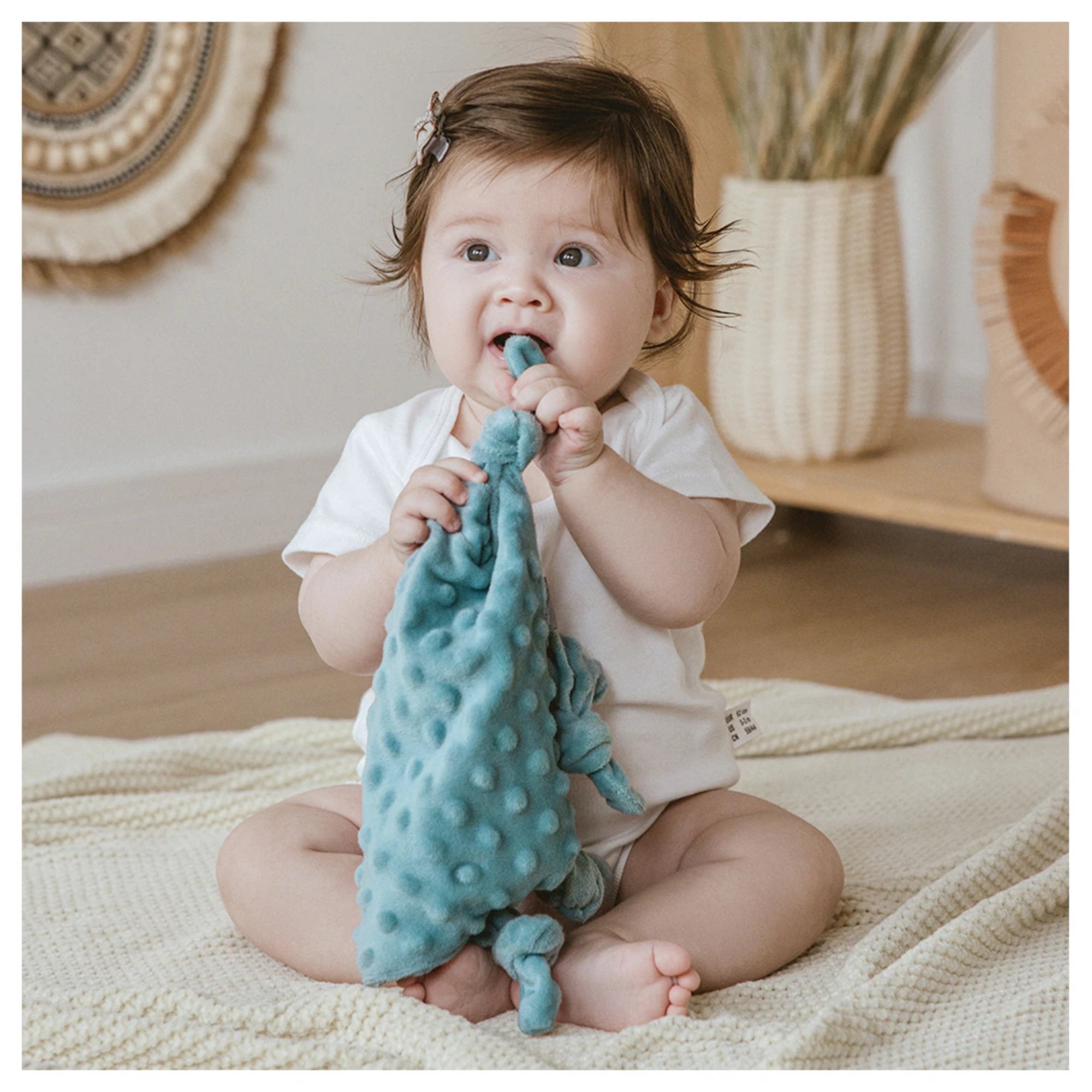 Lovey Blanket for Baby, Textured Lovey Teetherproduct_type