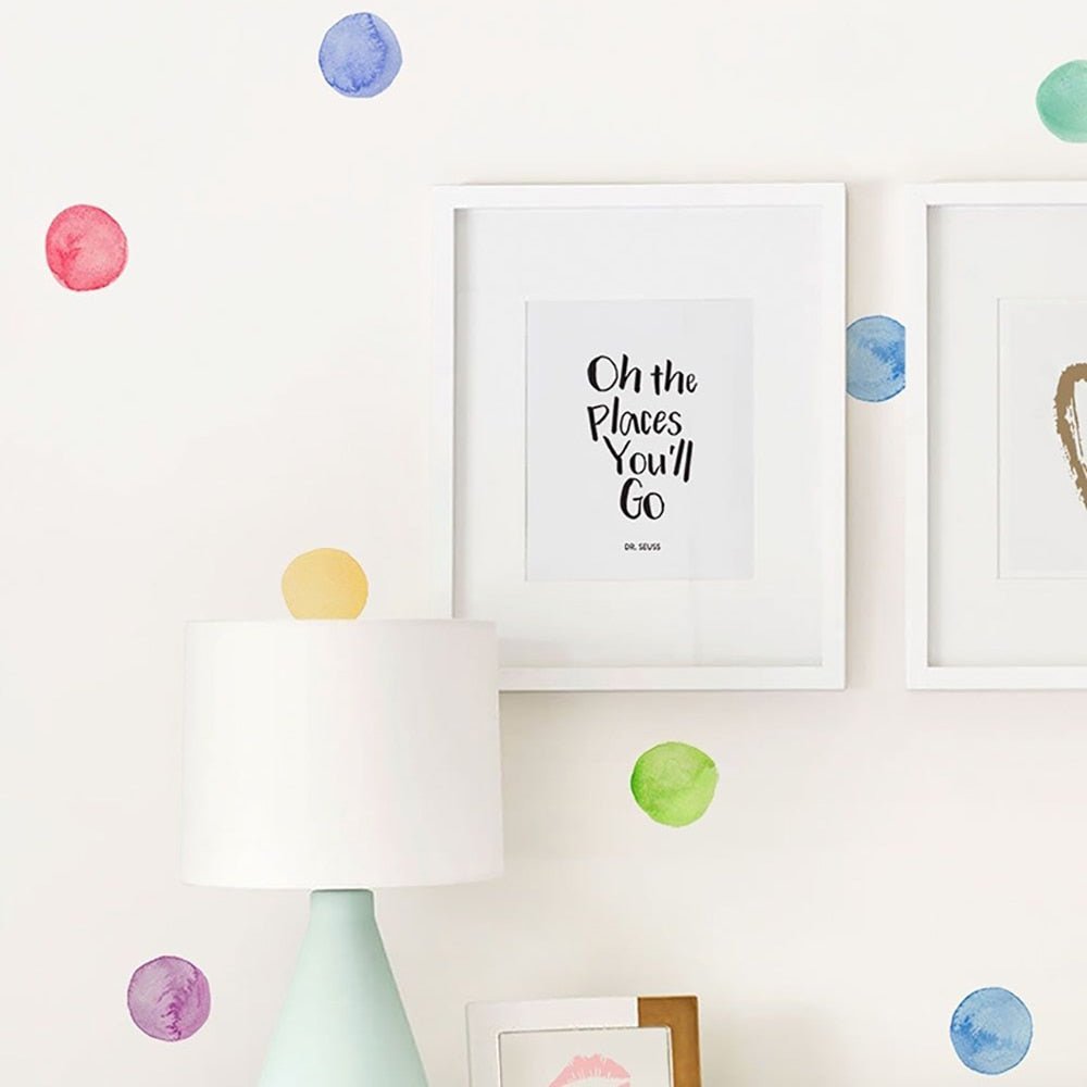 Nursery Wall Decals, Watercolor Decals for Children&