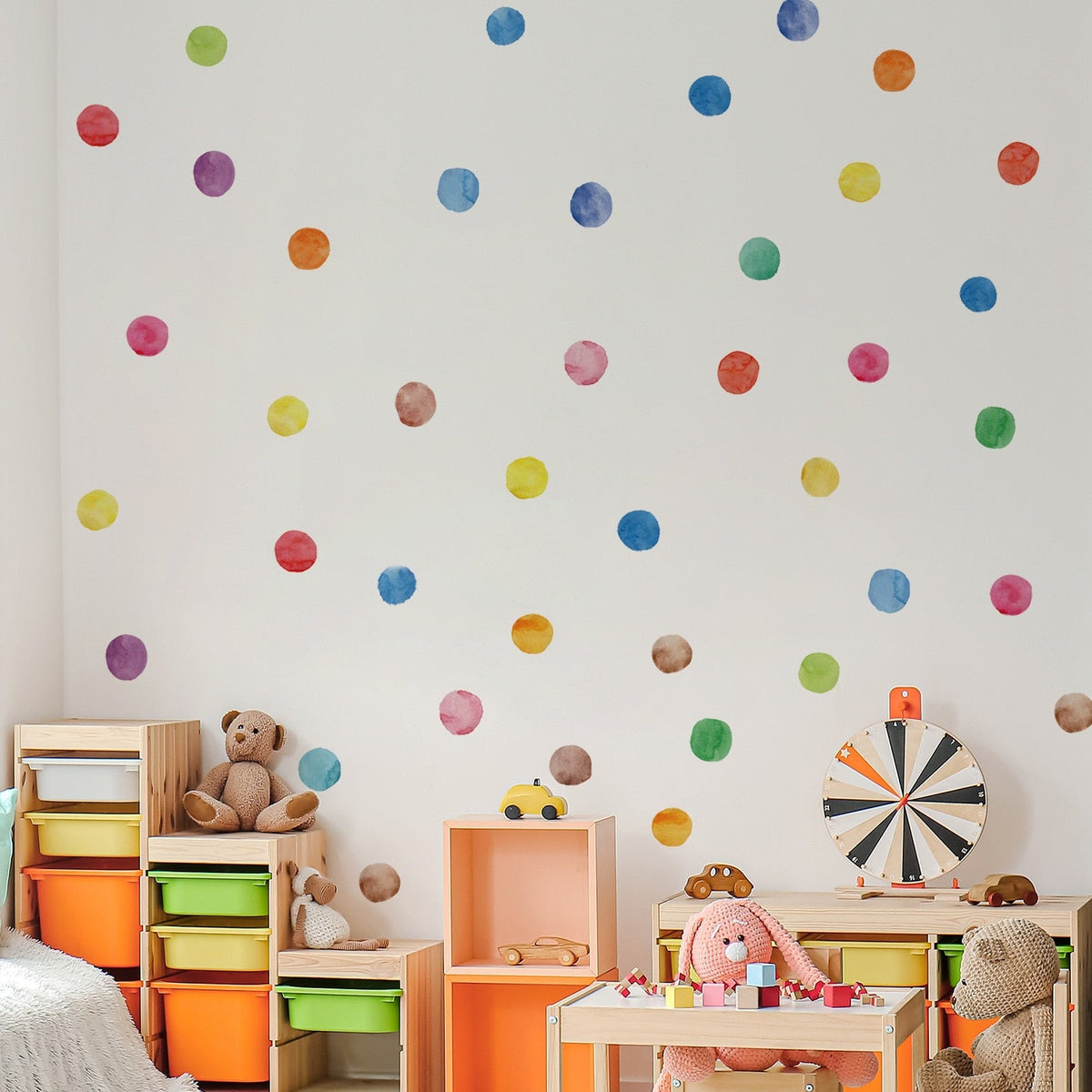 Nursery Wall Decals, Watercolor Decals for Children&
