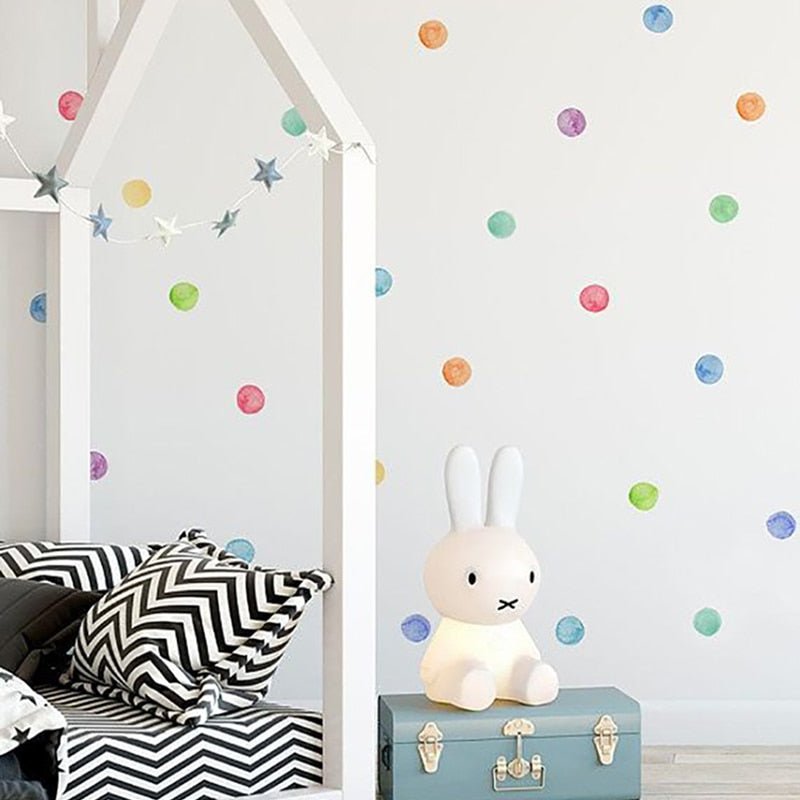 Nursery Wall Decals, Watercolor Decals for Children&