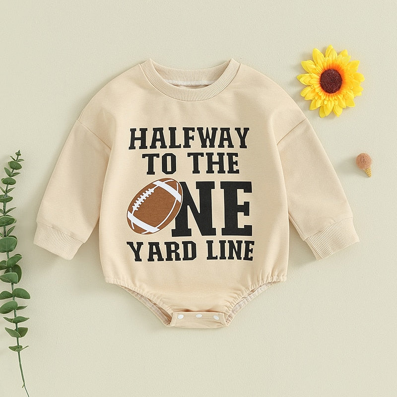 baby football onesie