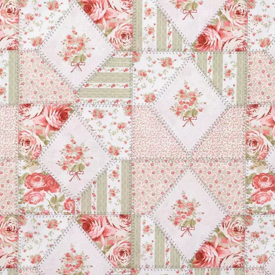 Pink Green Patchwork Ruffle Baby Lounger Cover