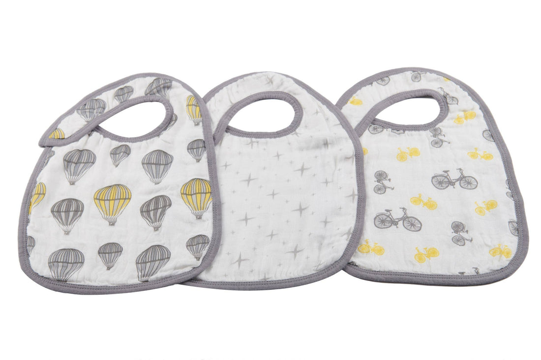 Traveler Snap Bibs Set of 3