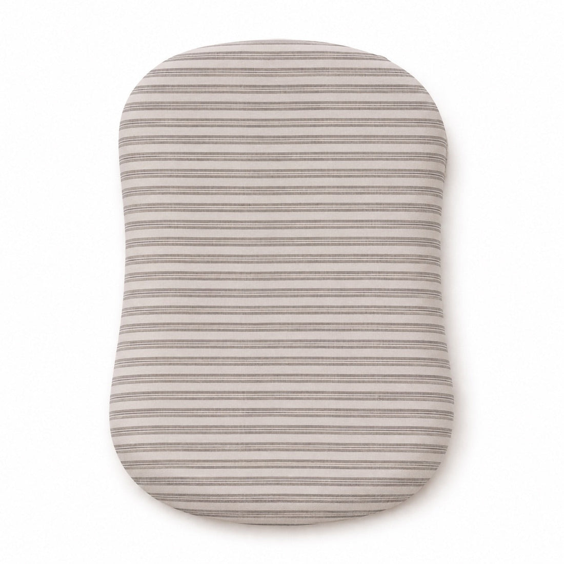 Grey Ivory Stripe Baby Lounger Cover
