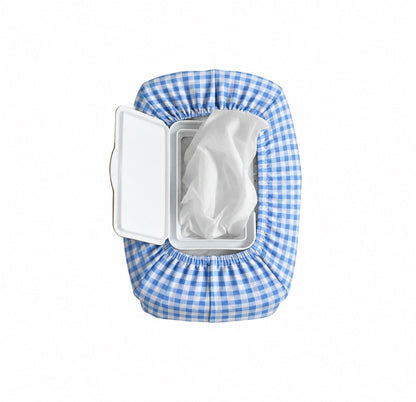 Gingham Wet Wipe Cover