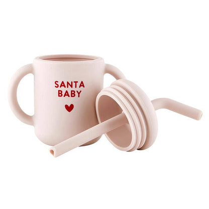 Silicone Sippy Cup - Santa Baby - Gathering Littles