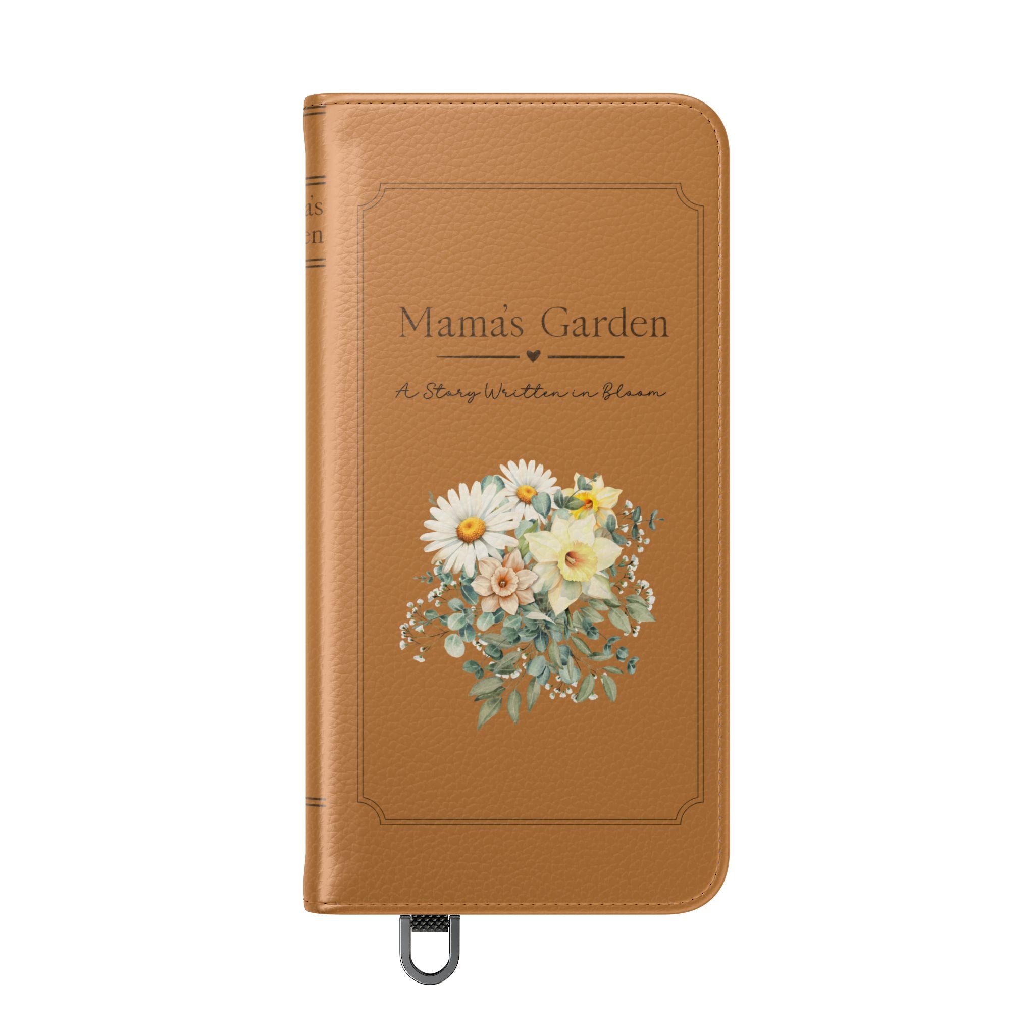 Custom "Mamas Garden" Birth Flower Book Phone Case