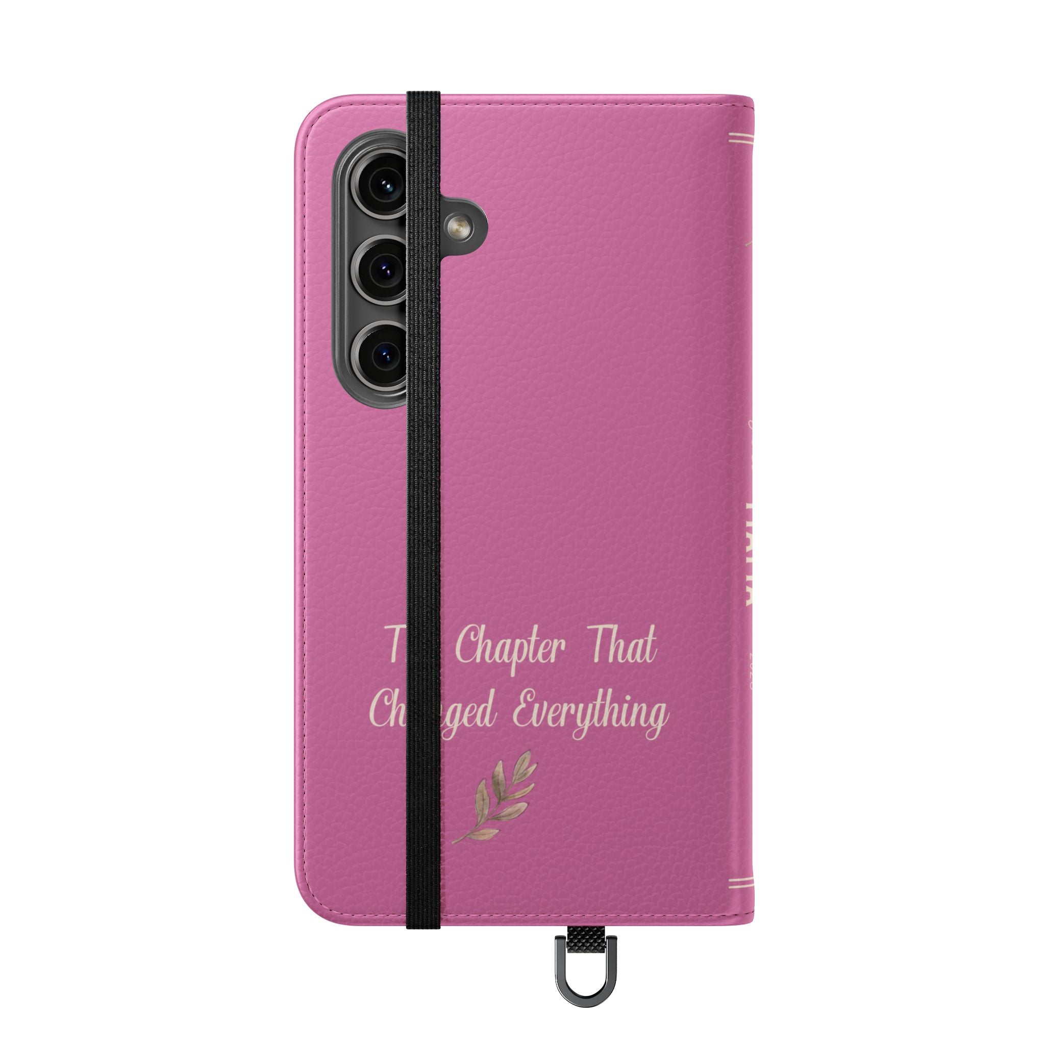 Custom "First Chapter" Book Phone Case for New Moms