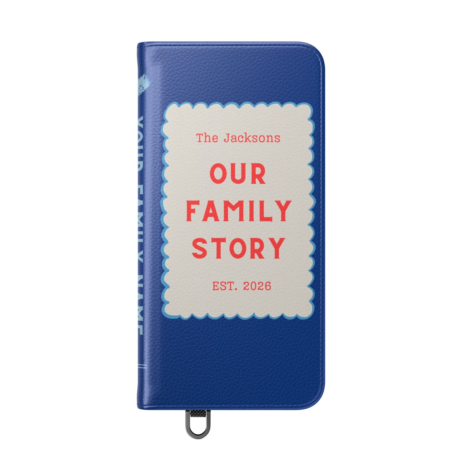 Custom "Our Family Story" Book Phone Case