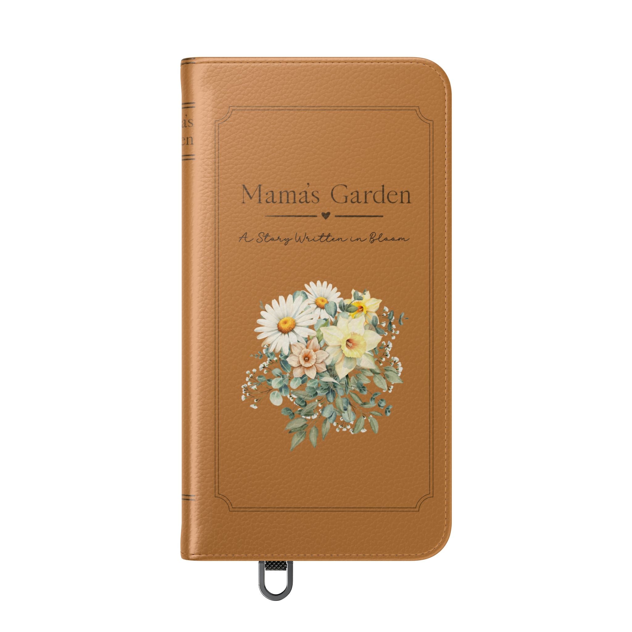 Custom "Mamas Garden" Birth Flower Book Phone Case