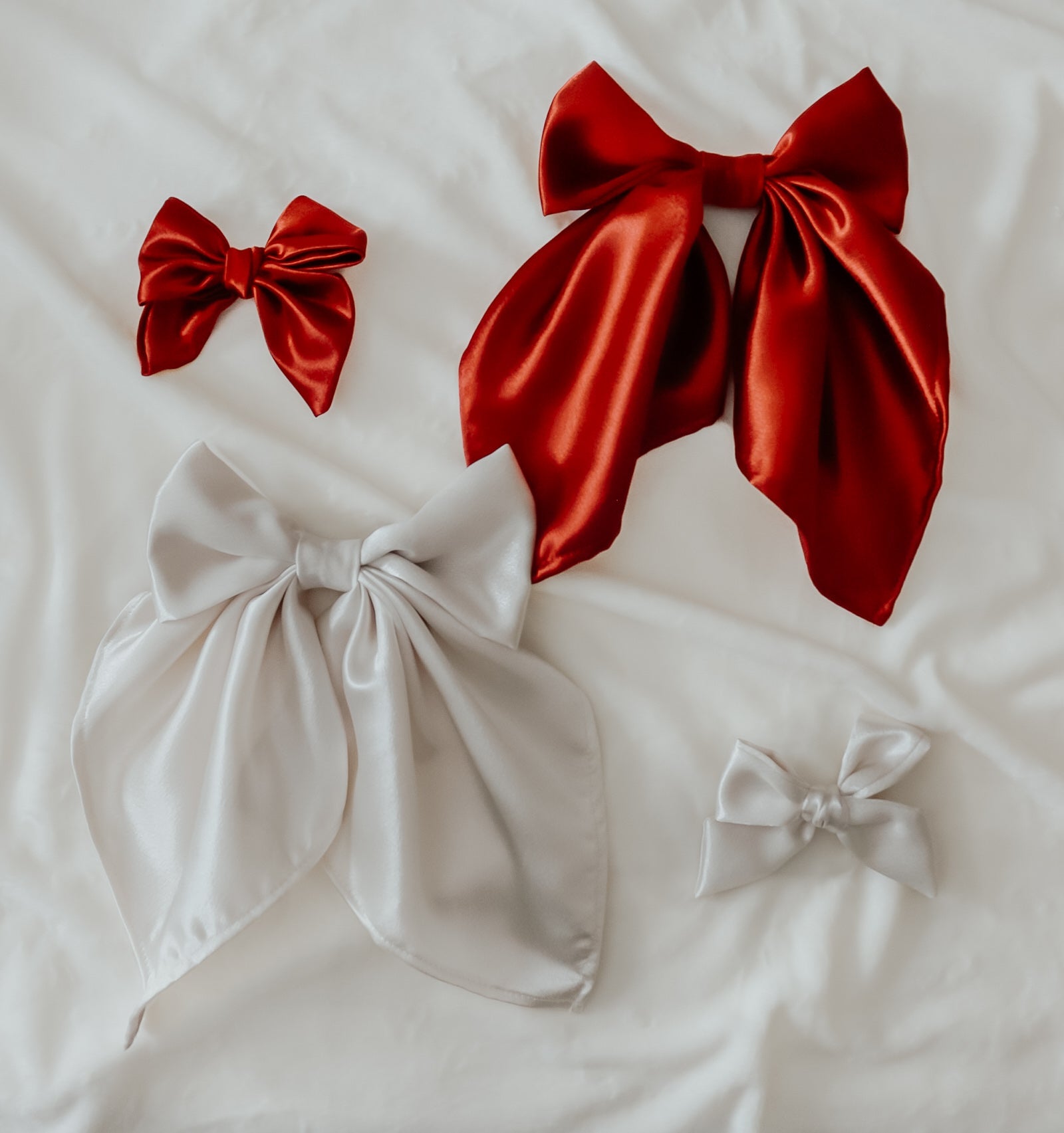 Berry Holiday Large Bow Clip