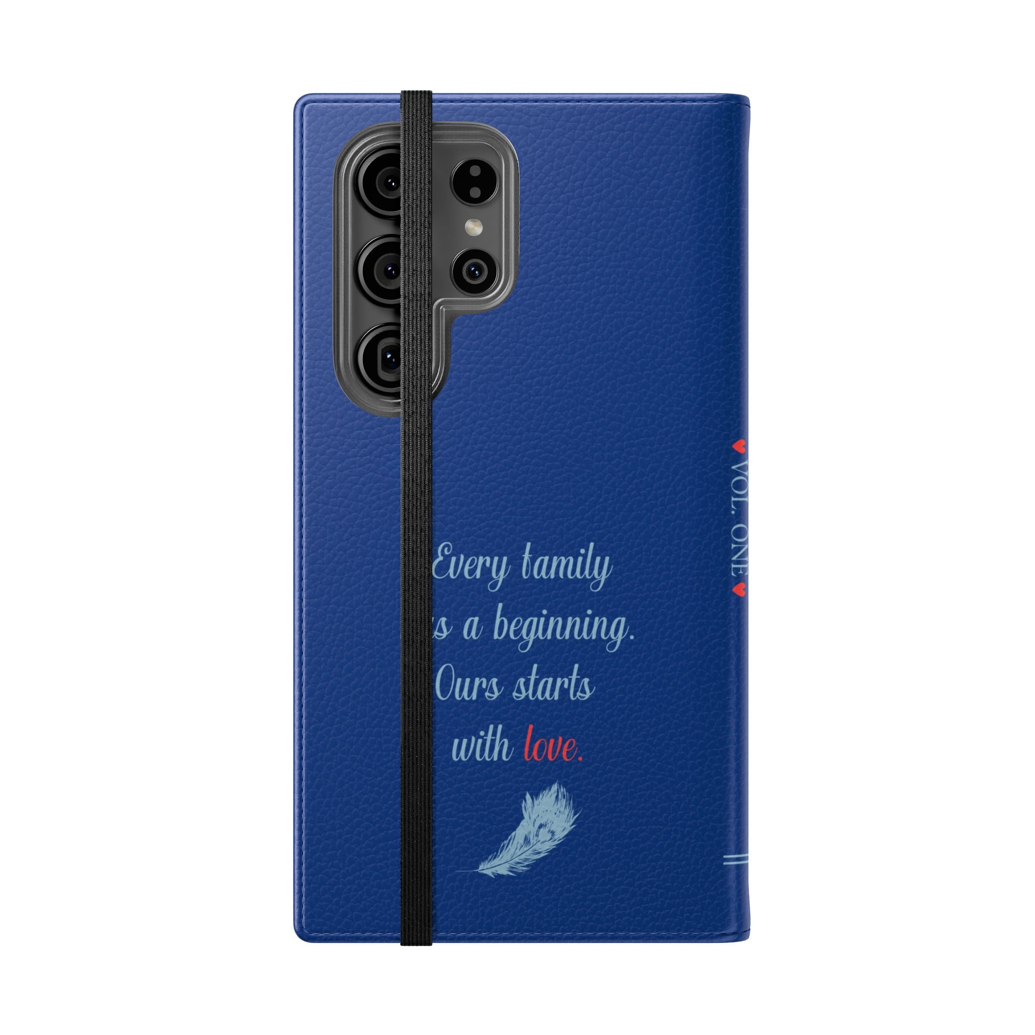 Custom "Our Family Story" Book Phone Case