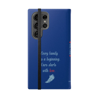 Custom "Our Family Story" Book Phone Case