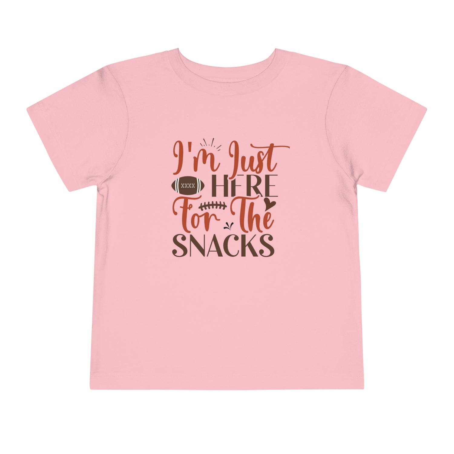 Football Season Toddler Tee, &quot;Just Here for the Snacks&quot; Tee - Gathering Littles