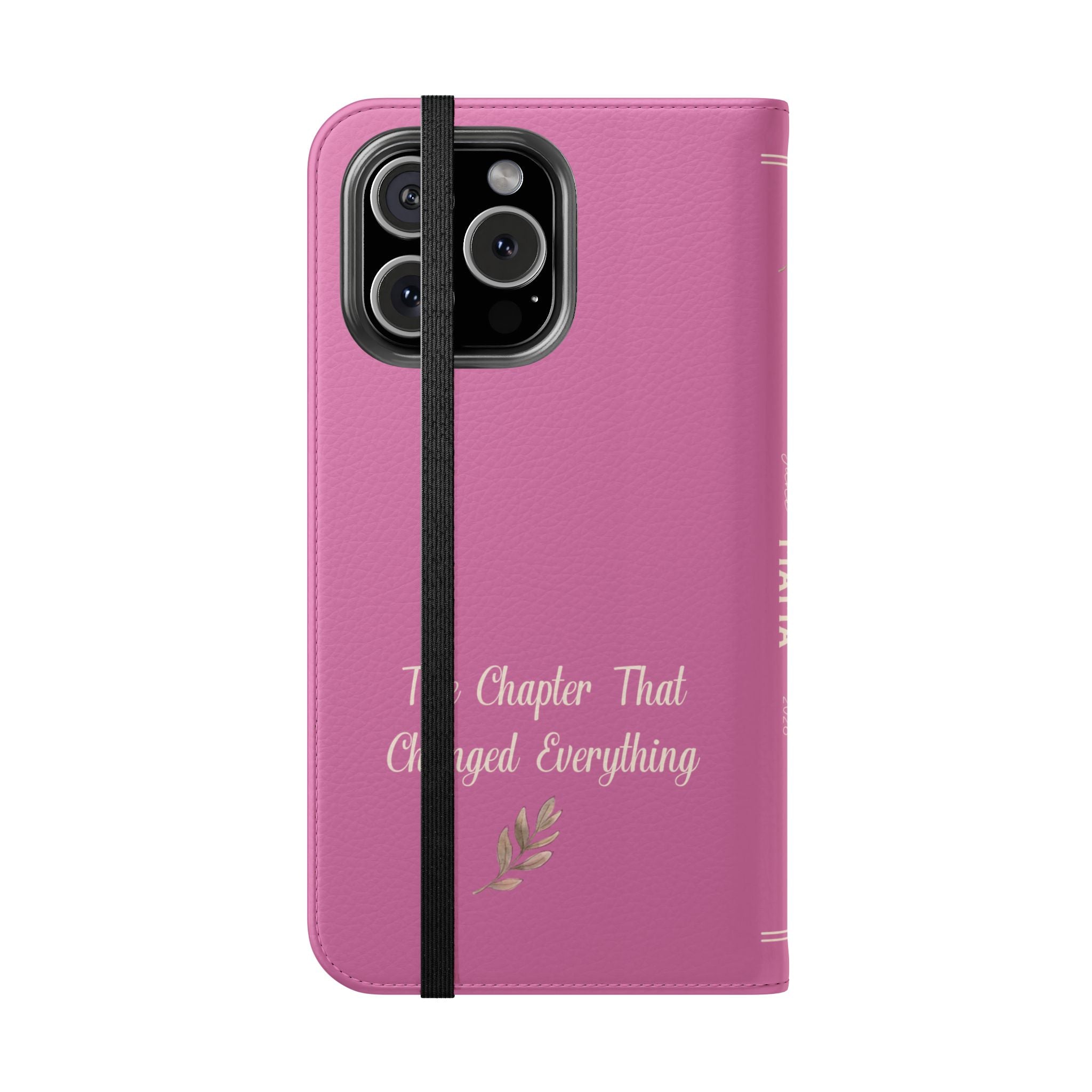 Custom "First Chapter" Book Phone Case for New Moms