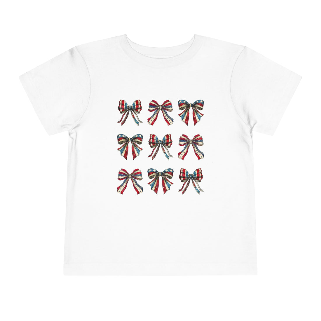 July 4th Bows Toddler Tee