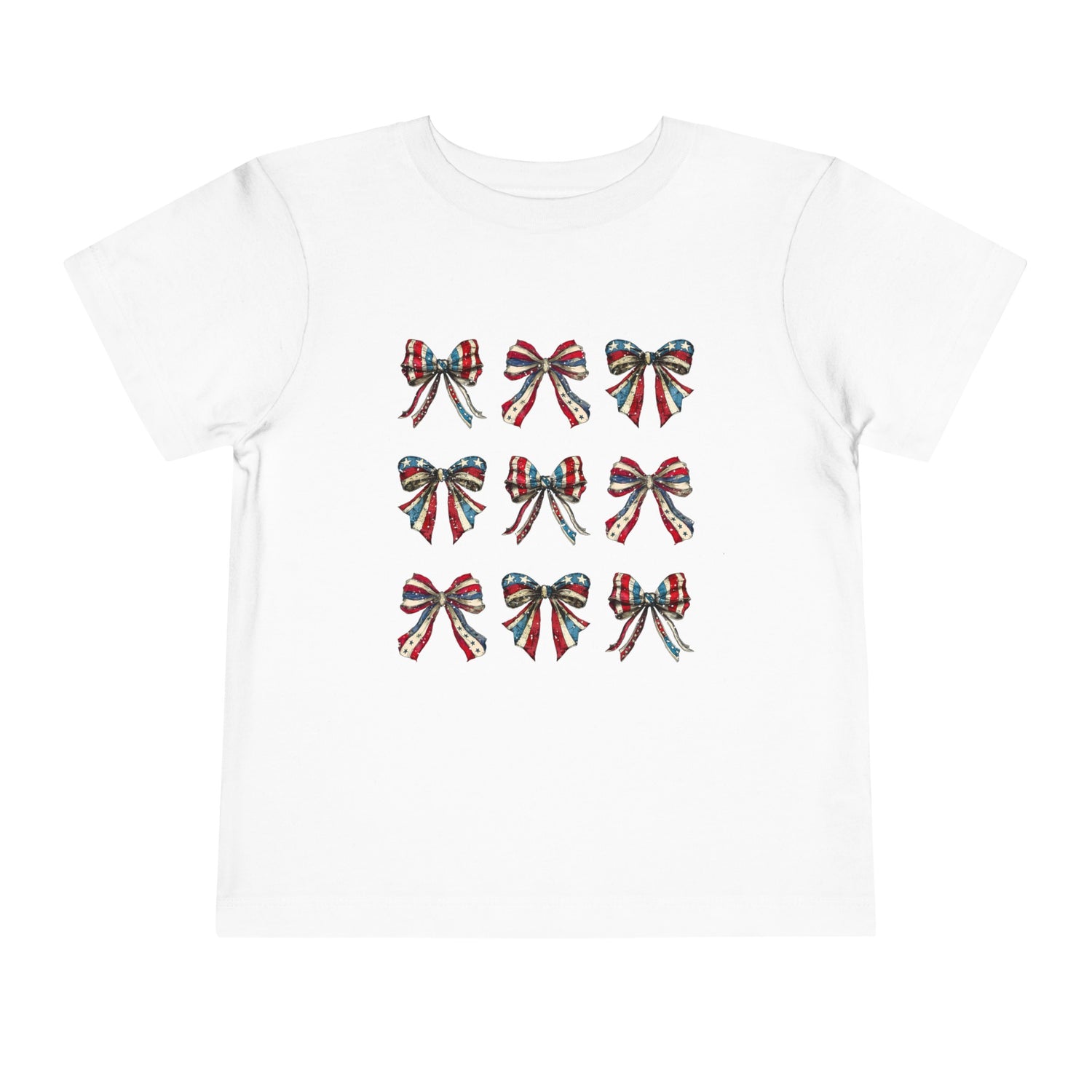 July 4th Bows Toddler Tee