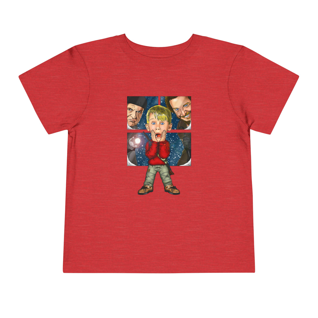 Home Alone Shirt, Funny Christmas Movie Tshirt, Retro Festive Christmas Toddler Tee, Kids Baby Christmas Shirts, Kids Christmas Shirt - Gathering Littles