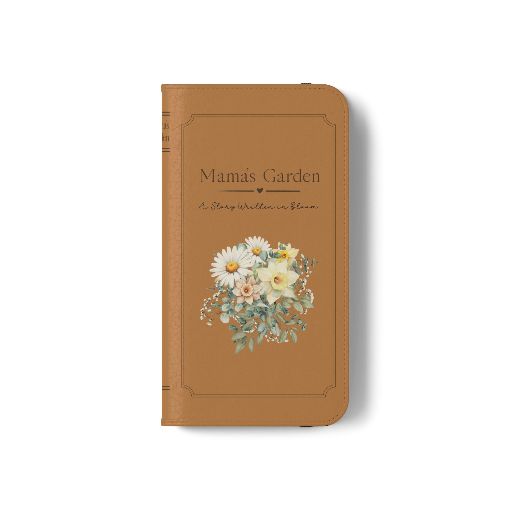 Custom "Mamas Garden" Birth Flower Book Phone Case