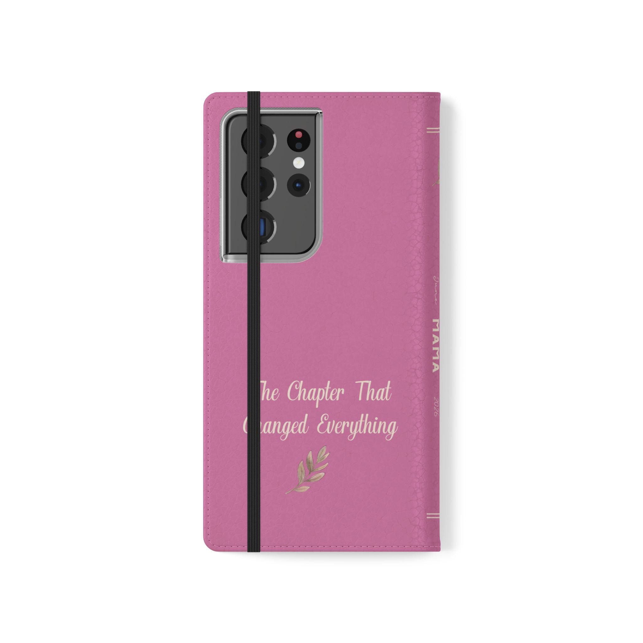 Custom "First Chapter" Book Phone Case for New Moms