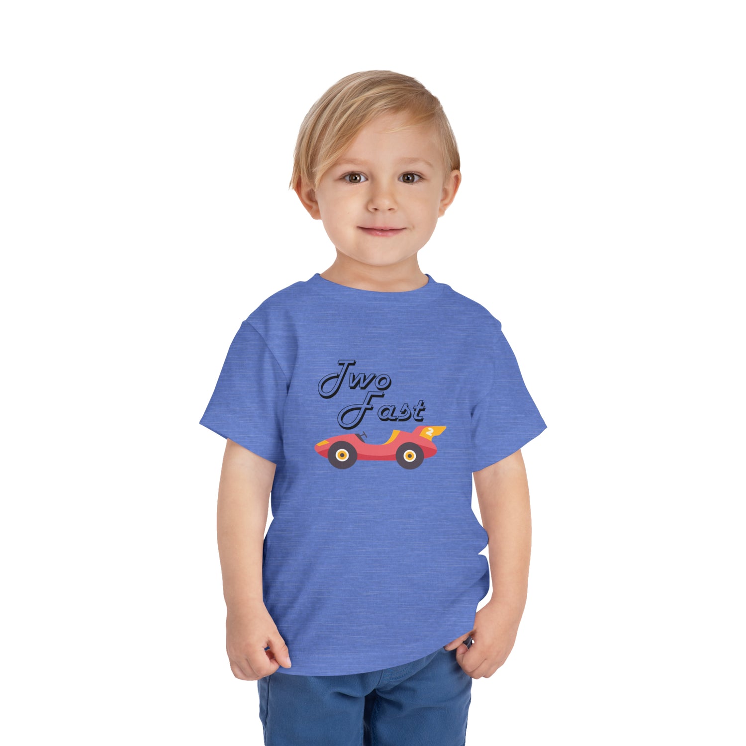 2nd Birthday Shirt Boy -Two Birthday Boy Toddler Shirt - Second Birthday Natural Toddler Tee - Two Fast Birthday - Gathering Littles