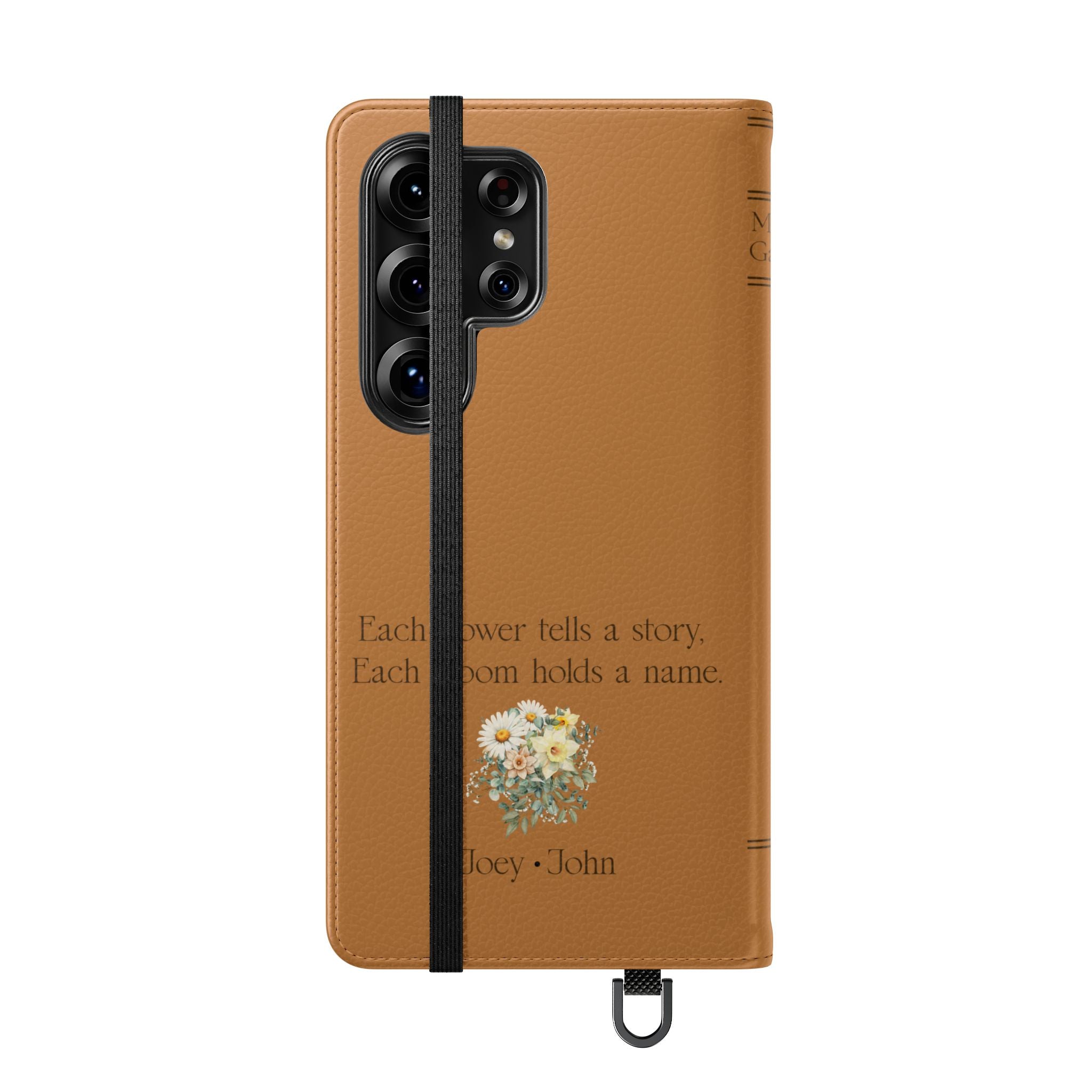 Custom "Mamas Garden" Birth Flower Book Phone Case