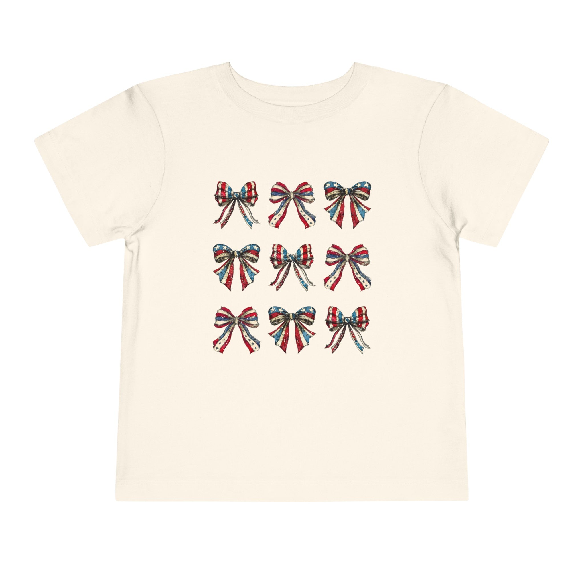 July 4th Bows Toddler Tee