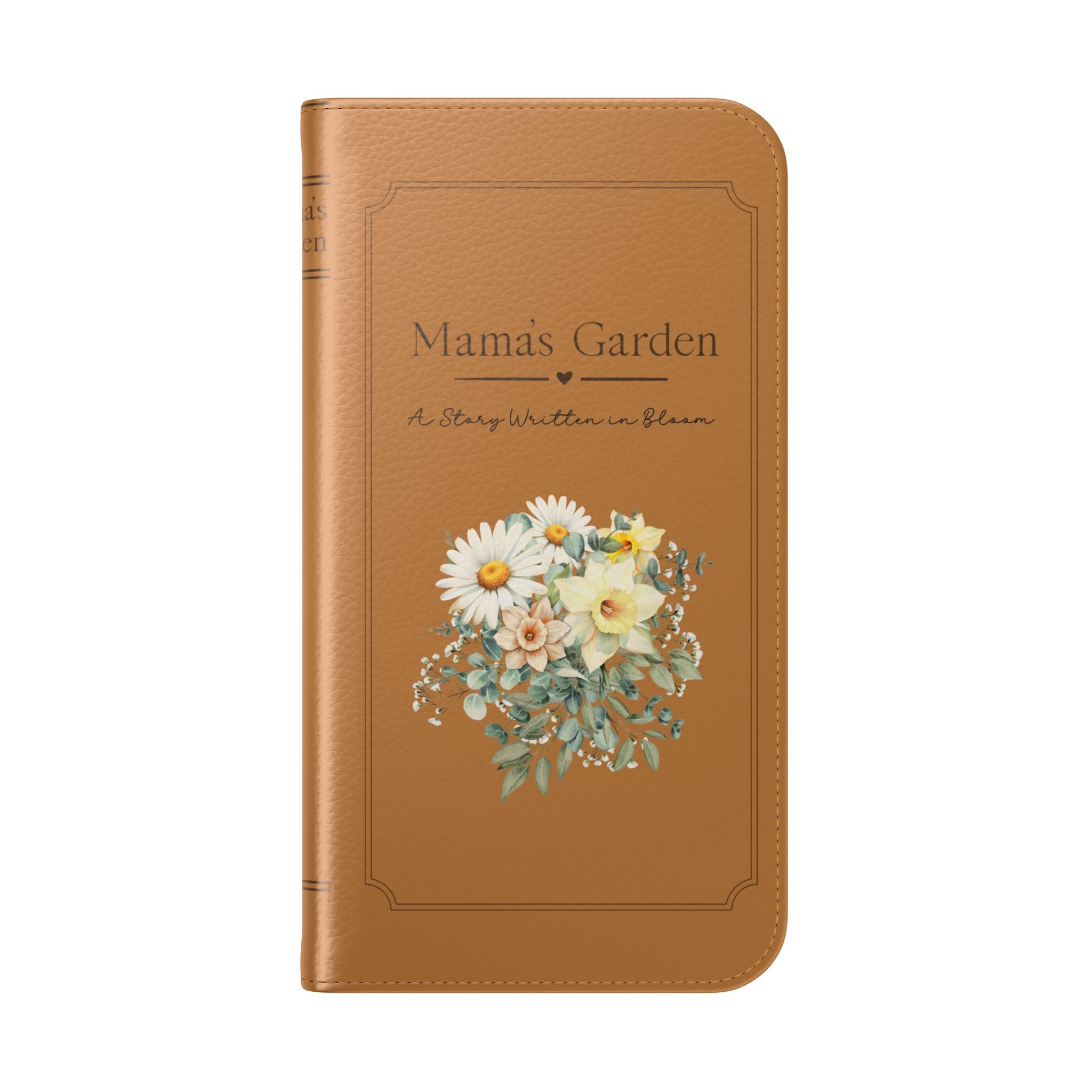 Custom "Mamas Garden" Birth Flower Book Phone Case