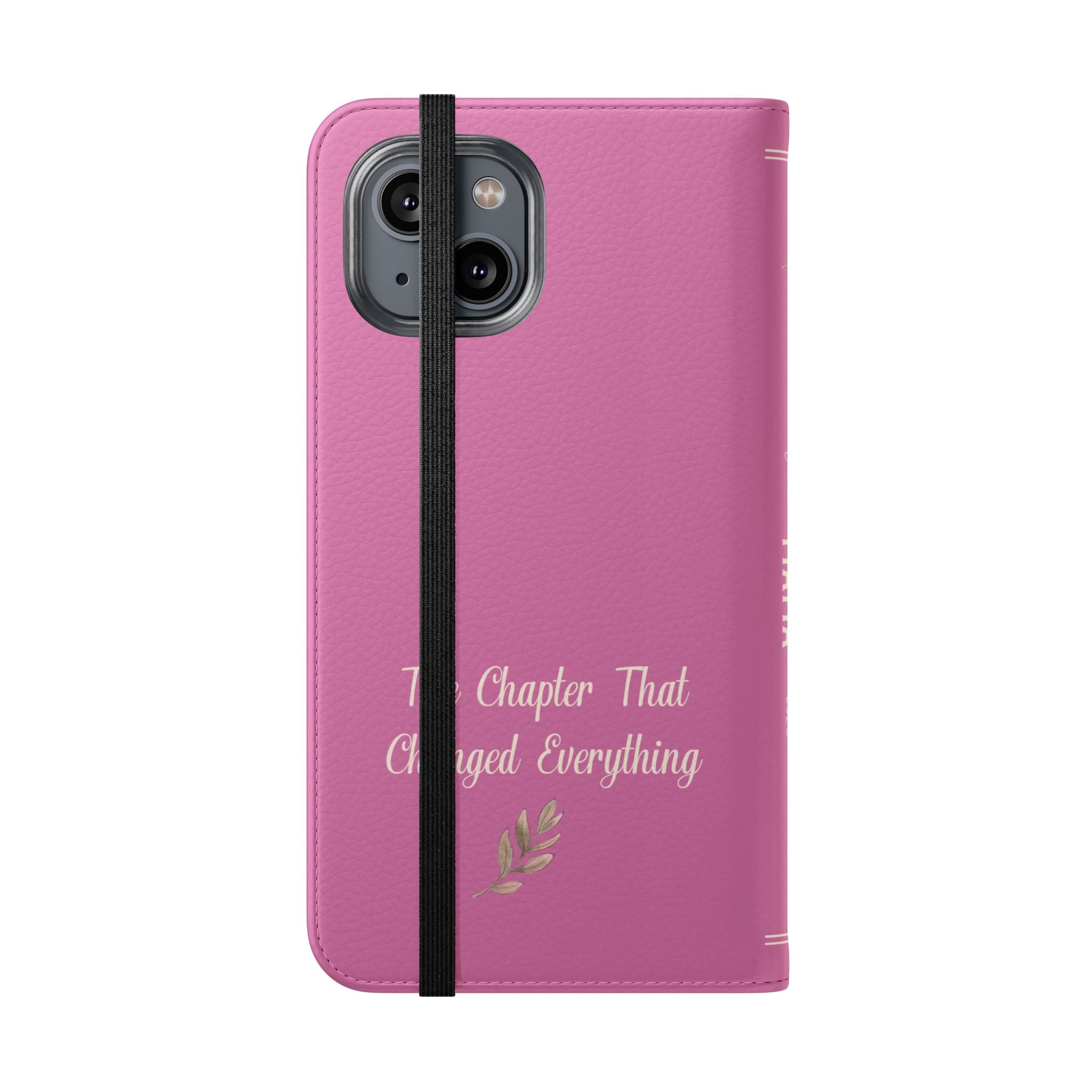 Custom "First Chapter" Book Phone Case for New Moms