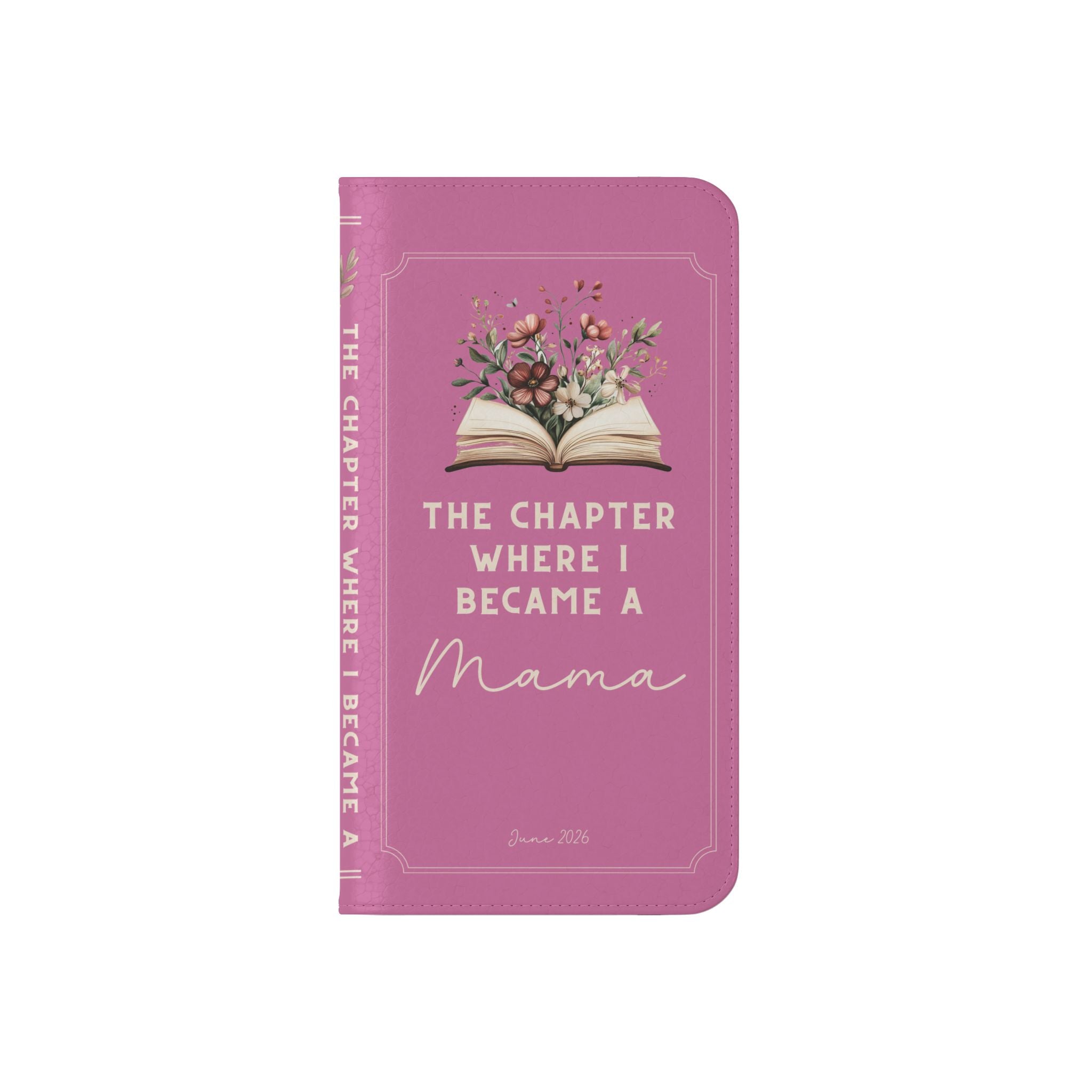 Custom "First Chapter" Book Phone Case for New Moms