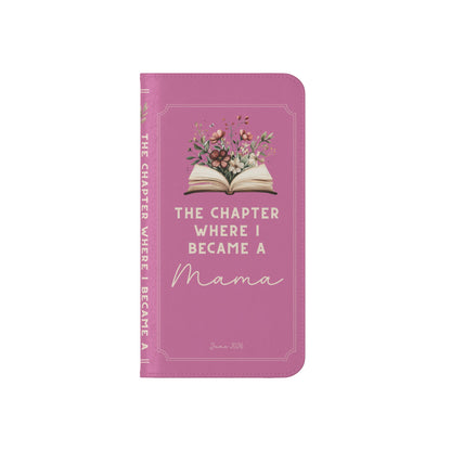 Custom "First Chapter" Book Phone Case for New Moms