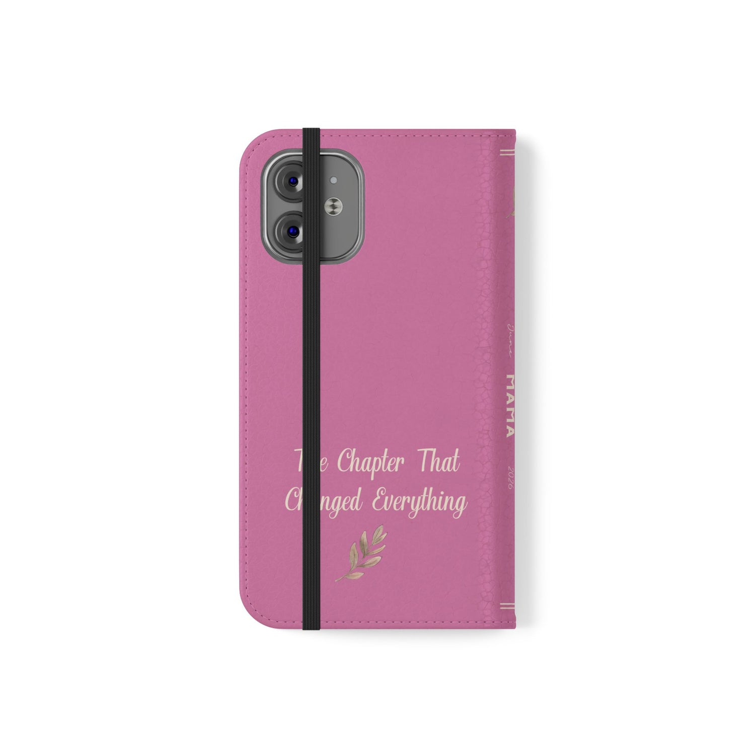 Custom "First Chapter" Book Phone Case for New Moms