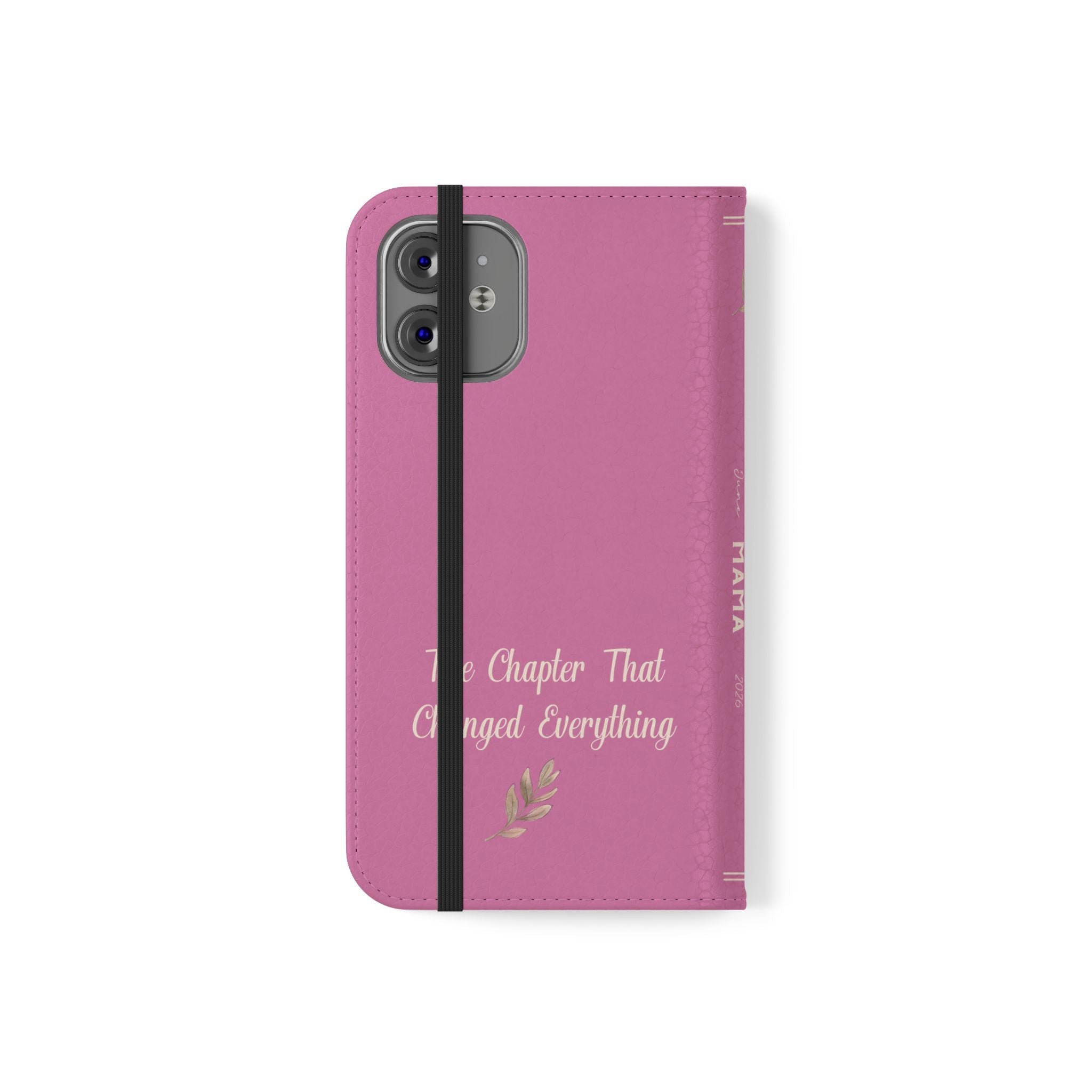 Custom "First Chapter" Book Phone Case for New Moms