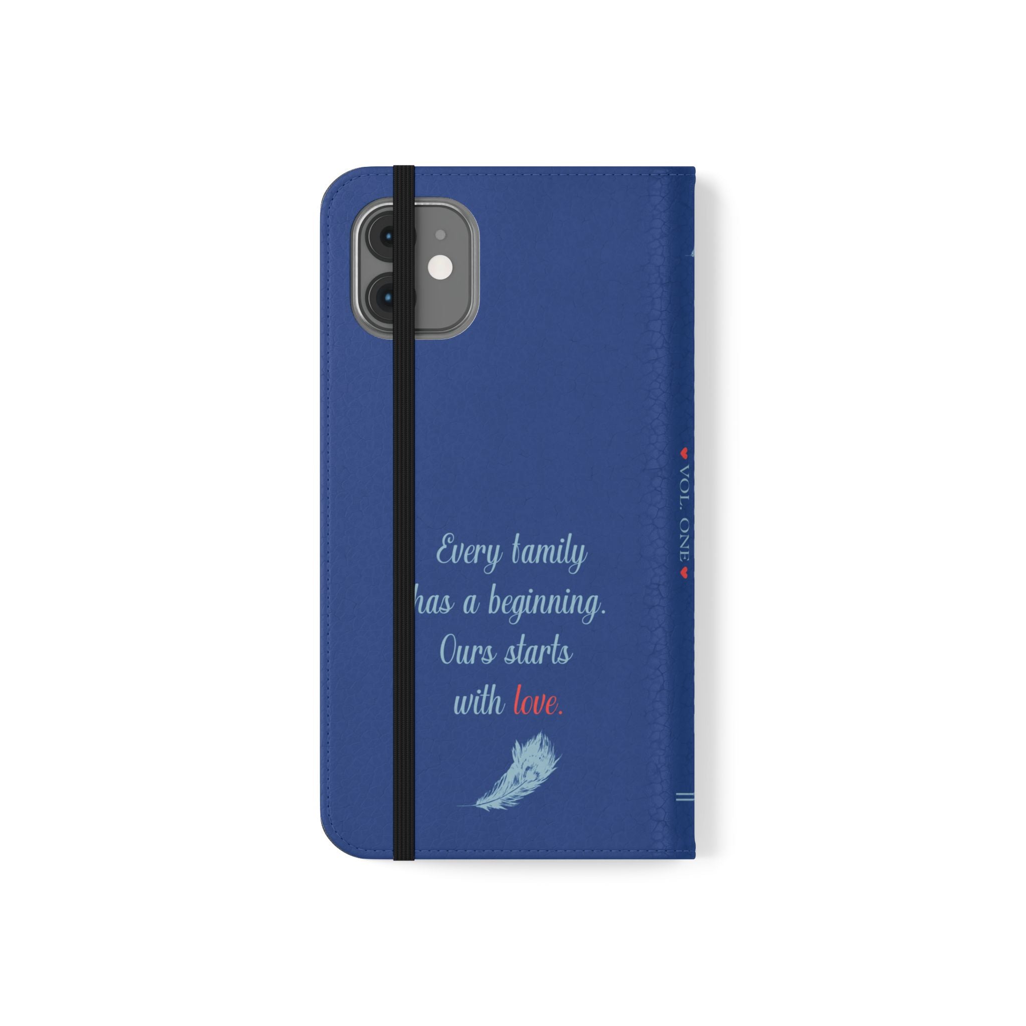 Custom "Our Family Story" Book Phone Case