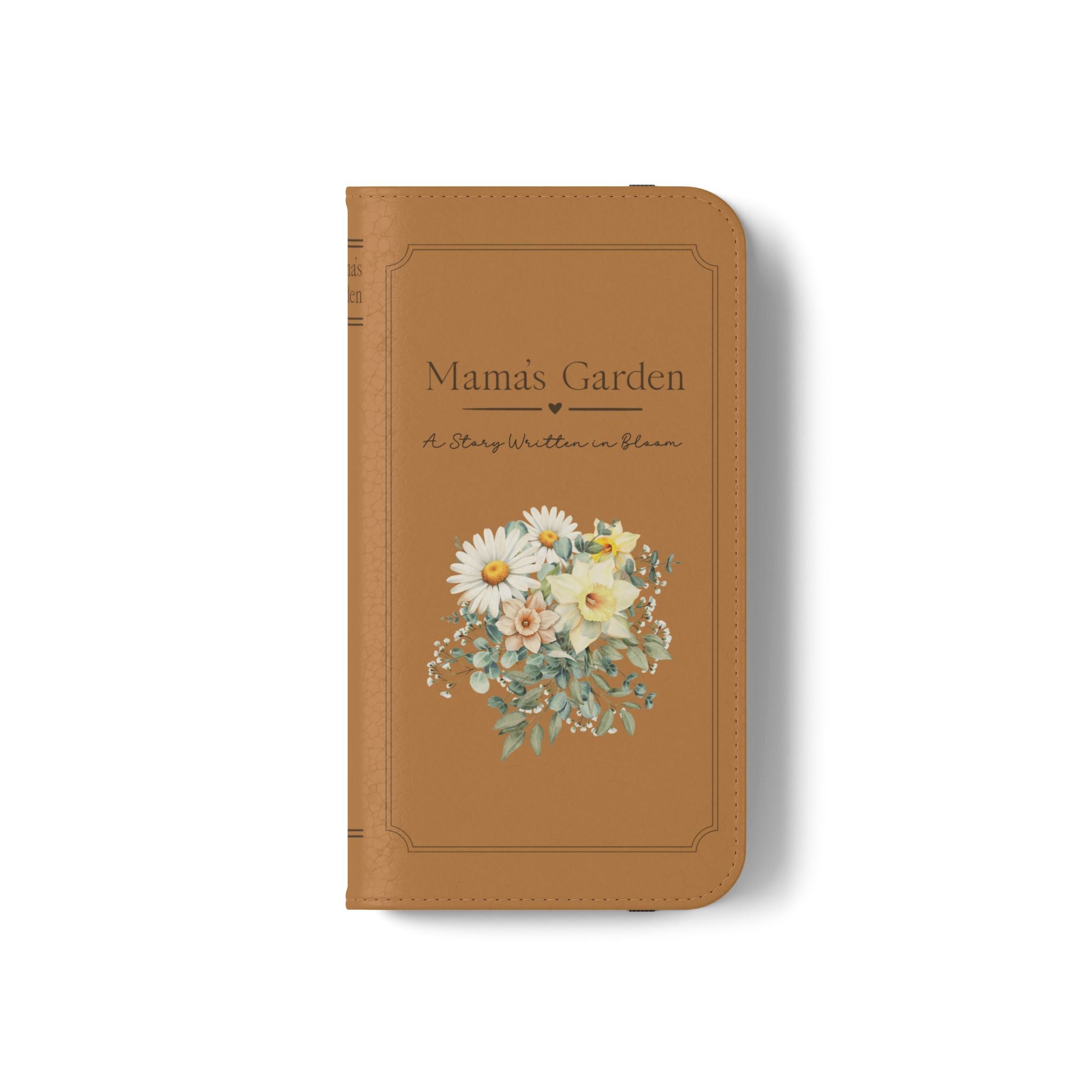 Custom "Mamas Garden" Birth Flower Book Phone Case